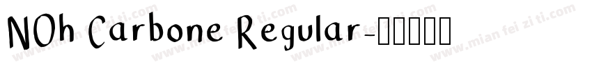 NOh Carbone Regular字体转换